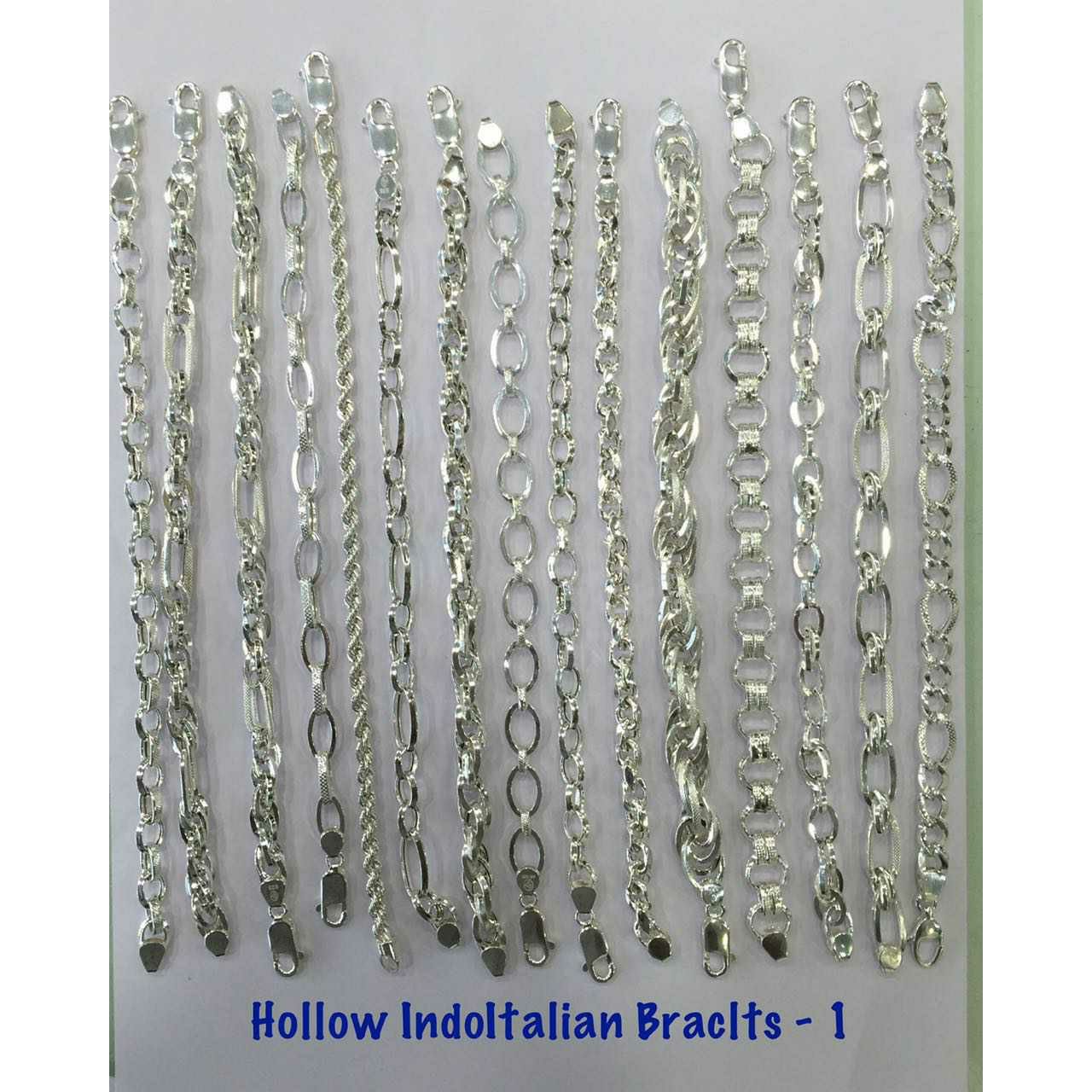 92.5 Hollow Indo Italian Bracelet Ms-2436