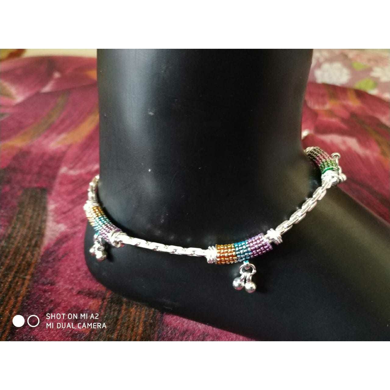 Broad Antique Mina Pipe Payal