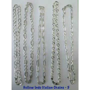 92.5 Hollow Indo Italian Locking Chain Ms-2444 by 