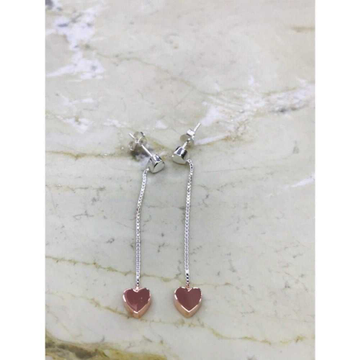 92.5 Sterling Silver Heart Shap Super Nice Earring by 