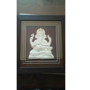 Fancy Plain Nakshi Cholel Frame Ganpatiji Murti(Bh... by 