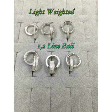 92.5 Sterling Silver Light Weighted 1,2(One,Two) L... by 