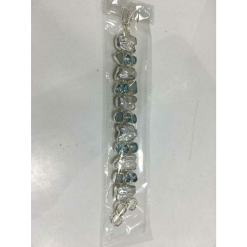 92.5 Sterling Silver Jarkan Bracelet Ms-3592 by 