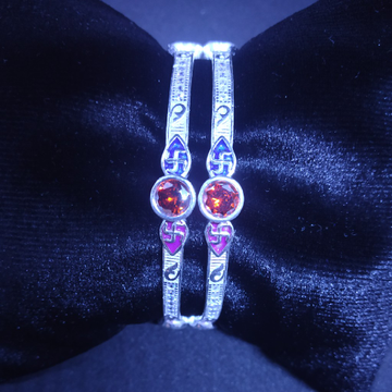 super nice color ful stone Mina naksi micro bangle by 