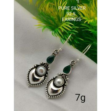92.5 Sterling Silver Rava Polish Earring Ms-3300 by 