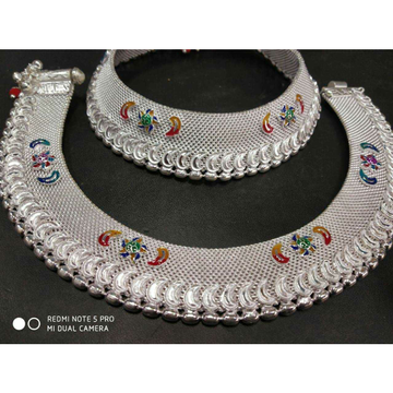 Colorful Mina Cholel Nakshi Itli Chain Patto Agra... by 