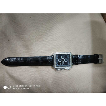92.5 sterling silver antique black belt watch MS-W... by 