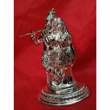 Round Plate Standing Cholel Nakshi Radha-krishna(K... by 