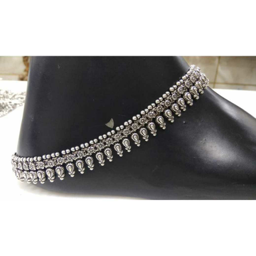 92.5 Sterling Silver New Patern Anklet(Payal) Ms-3... by 