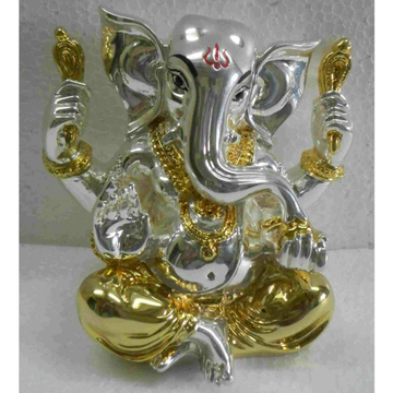 2(Two) Tone,Silver Good,Ganga Jamna Ganpatiji Murt... by 