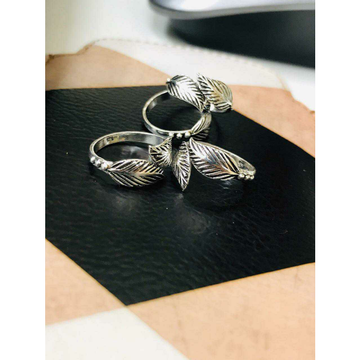 92.5 Sterling Silver Leaf Shape Toe Ring(Bichiya,F... by 