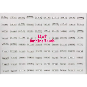 92.5 Sterling Silver Cutting Band by 