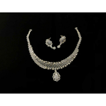 92.5 Sterling Silver Broad Necklace Set Ms-3936 by 