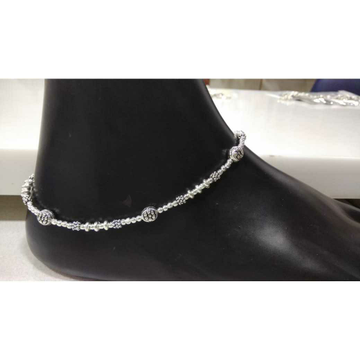 92.5 Sterling Silver Oxodize Round Chain Payal Ms-... by 