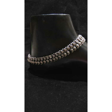 92.5 Sterling Silver New Style Anklet(Payal) Ms-34... by 