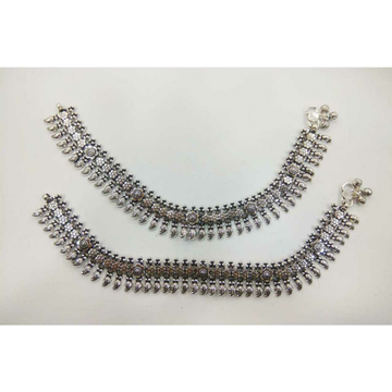 92.5 Sterling Silver Special Anklet(Payal) Ms-3765 by 