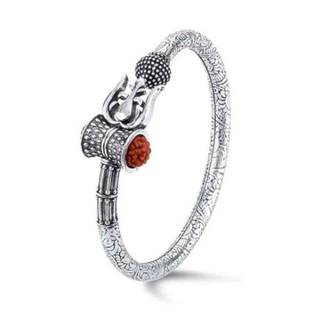 92.5 Sterling Silver Designing Religious Kada Ms-3... by 