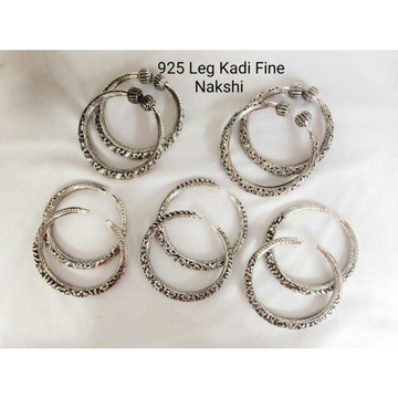 92.5 Sterling Silver Oxodize Naksi Leg Kadli(Kada)... by 