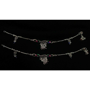 Silver Natural Indian Anklet  by 