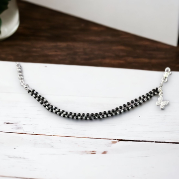 925 Silver Butterfly Design Mangalsutra Bracelet by 