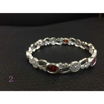 Oval Stone Super Fitting Semi Micrisitting Bangle(... by 