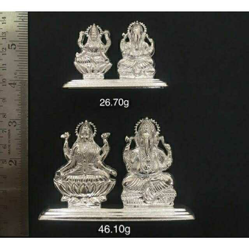 Ganesh Laxmi Joint Murti With Differnt Size Indian... by 