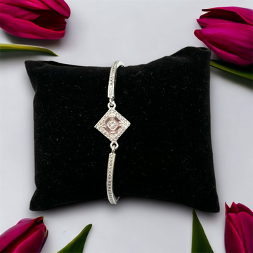 925 Silver Designer Diamond Shape Micro Bracelet by 