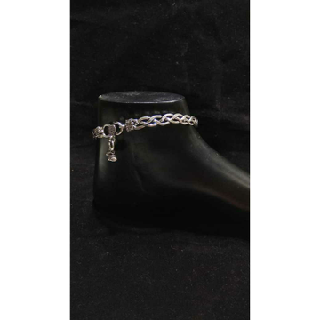 92.5 Sterling Silver Chotla Style Anklet(Payal) Ms... by 