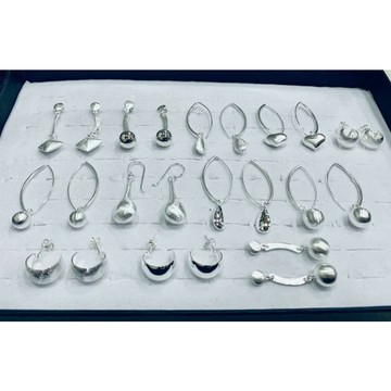 92.5 Sterling Silver Rodyam Earring Ms-3242 by 