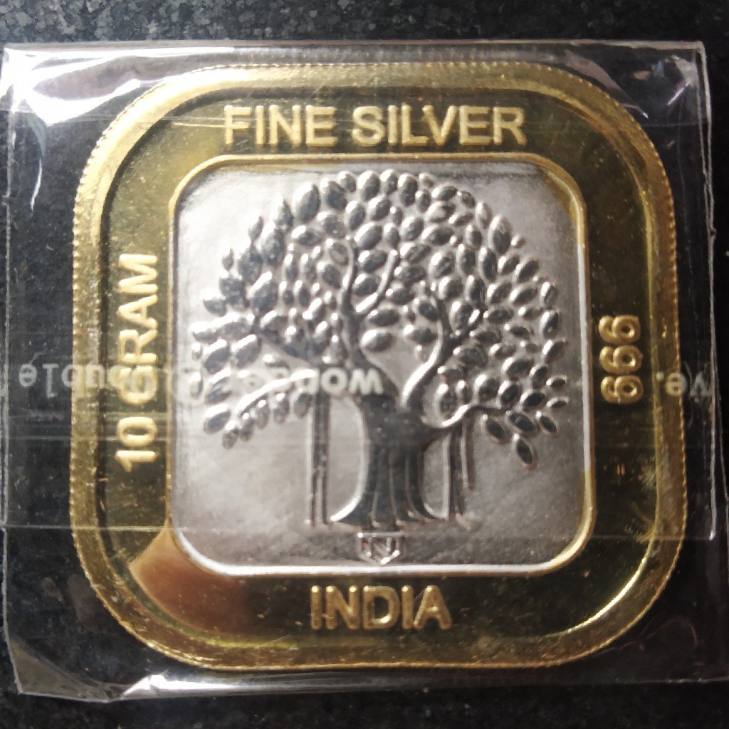 silver gold Ganga jamna two(2) ton new dize coin(sikka) 04