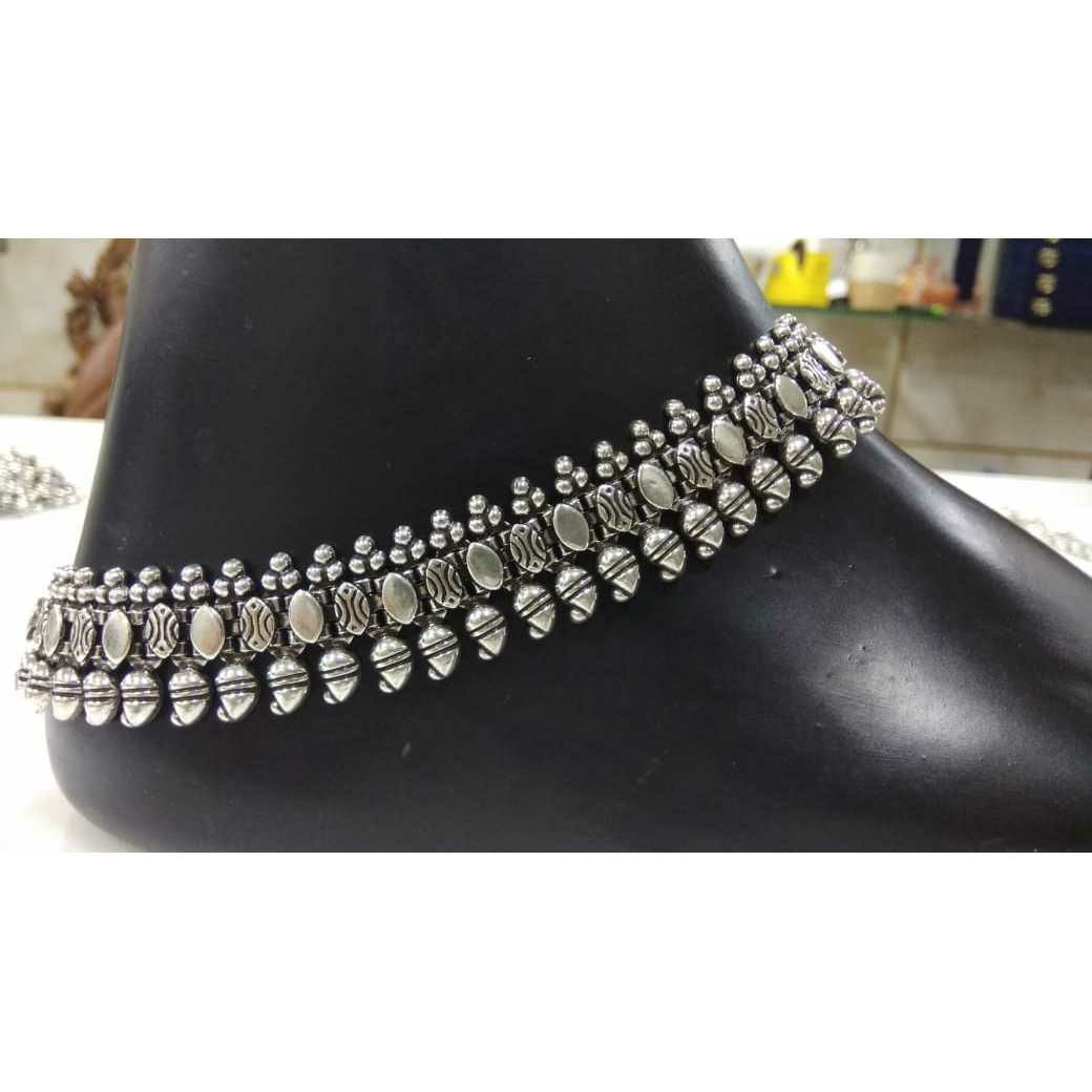 92.5 Sterling Silver Function Wear Anklet(Payal) Ms-3446