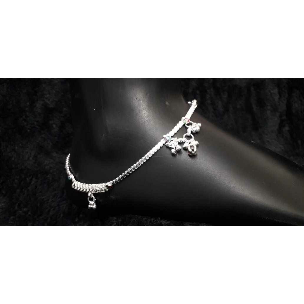 Gola Pipe Moti Chain Payal Ms-1269