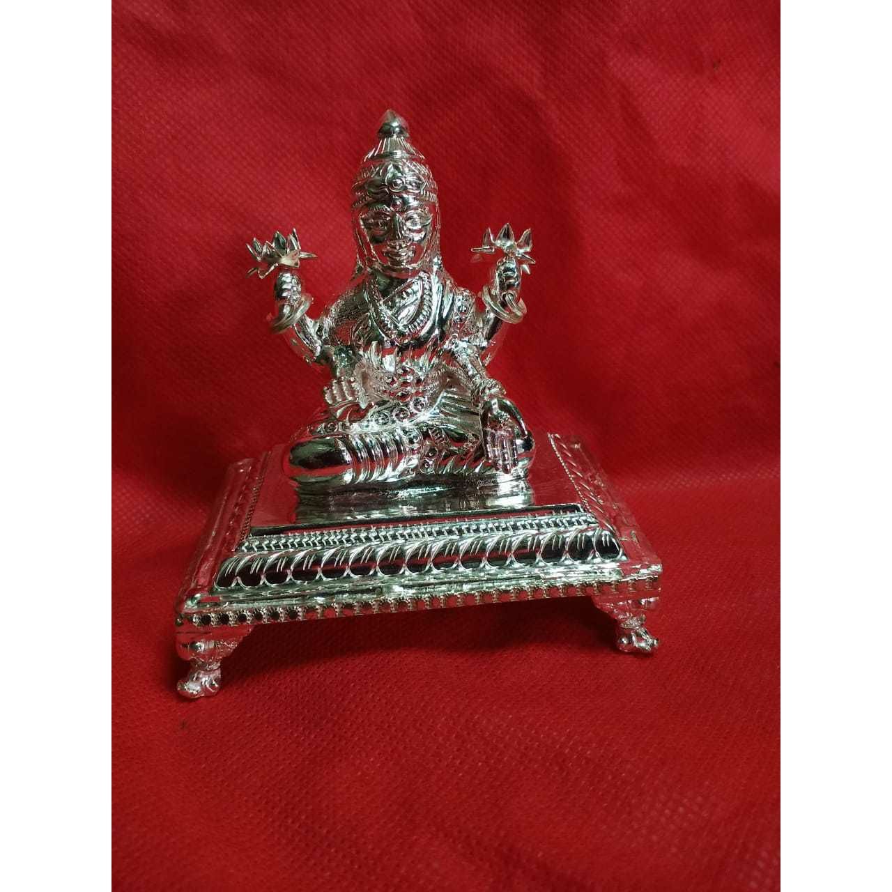 4(four) pillers dark finish laxmiji murti(bhagvan,god,idol) ms-2330