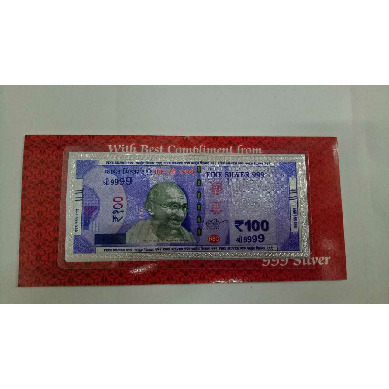 100(One Hundred)Rs Copy Of Indian Currency Colorful Note Ms-2088