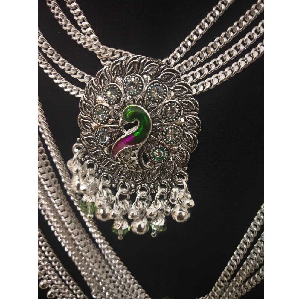 Dabal aakadiya peacock pis dimond juda kandora MS-K009