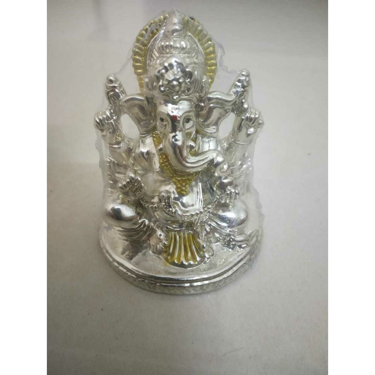 Plating Finish Ganpatiji Murti(Bhagvan,God,Idols) Ms-1966