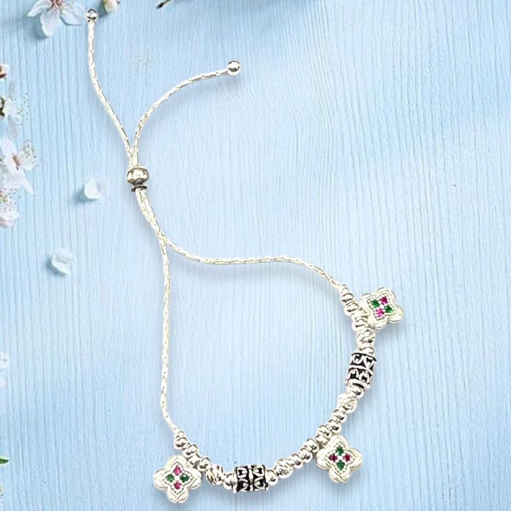 925 silver fancy cnc micro bracelet