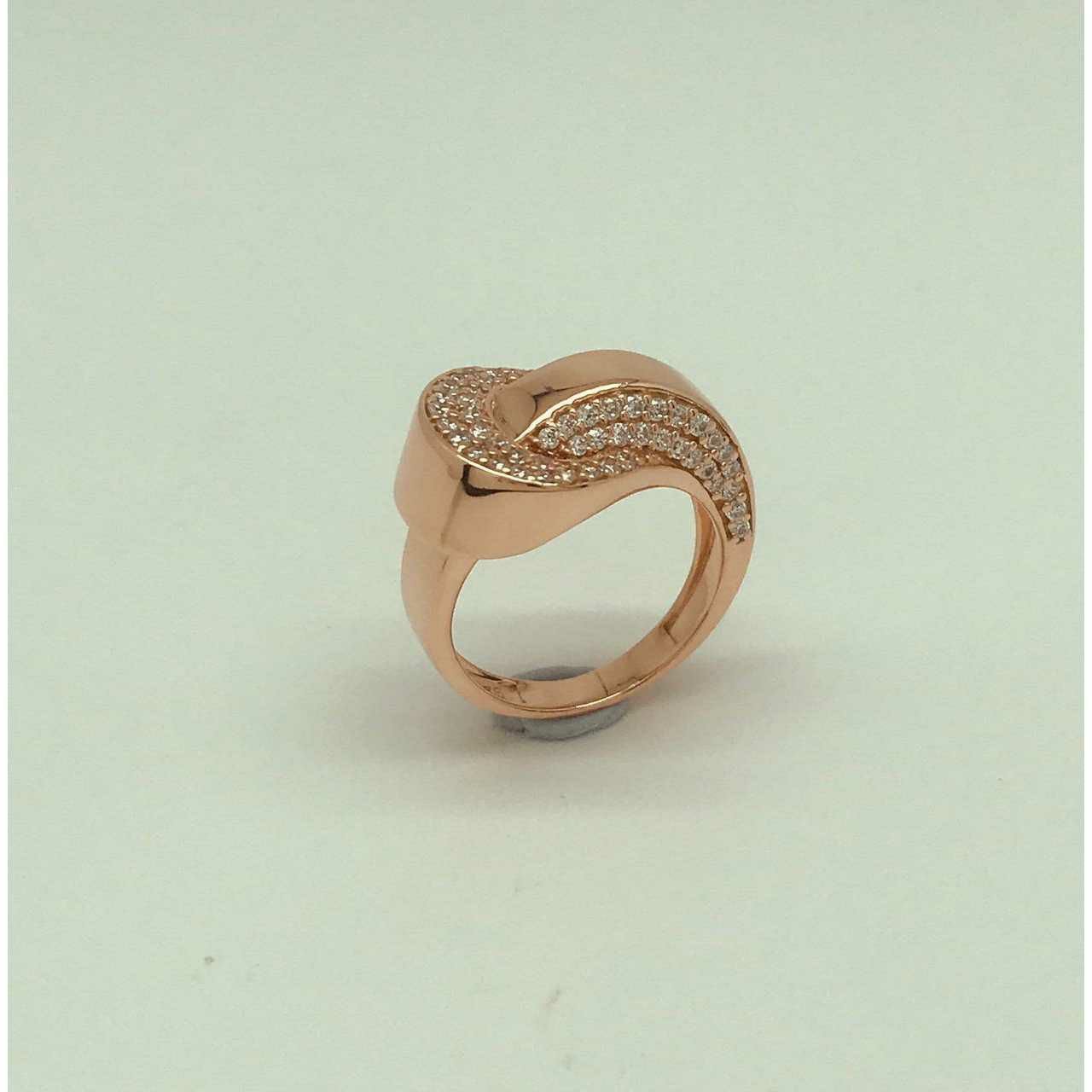 Micro Dimond Golden Finish Ring Ms- 4049