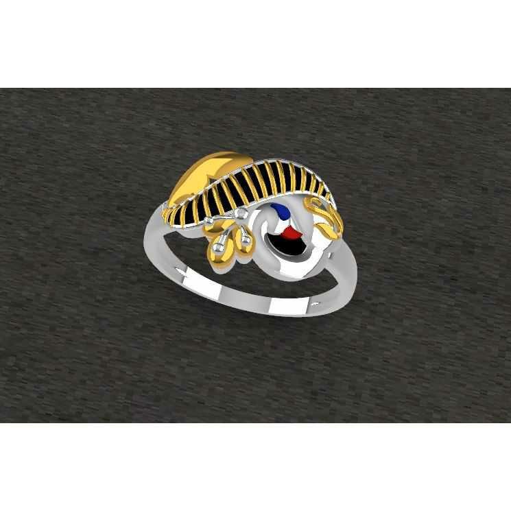 Mina Peacock Dezine Ring Ms-2476