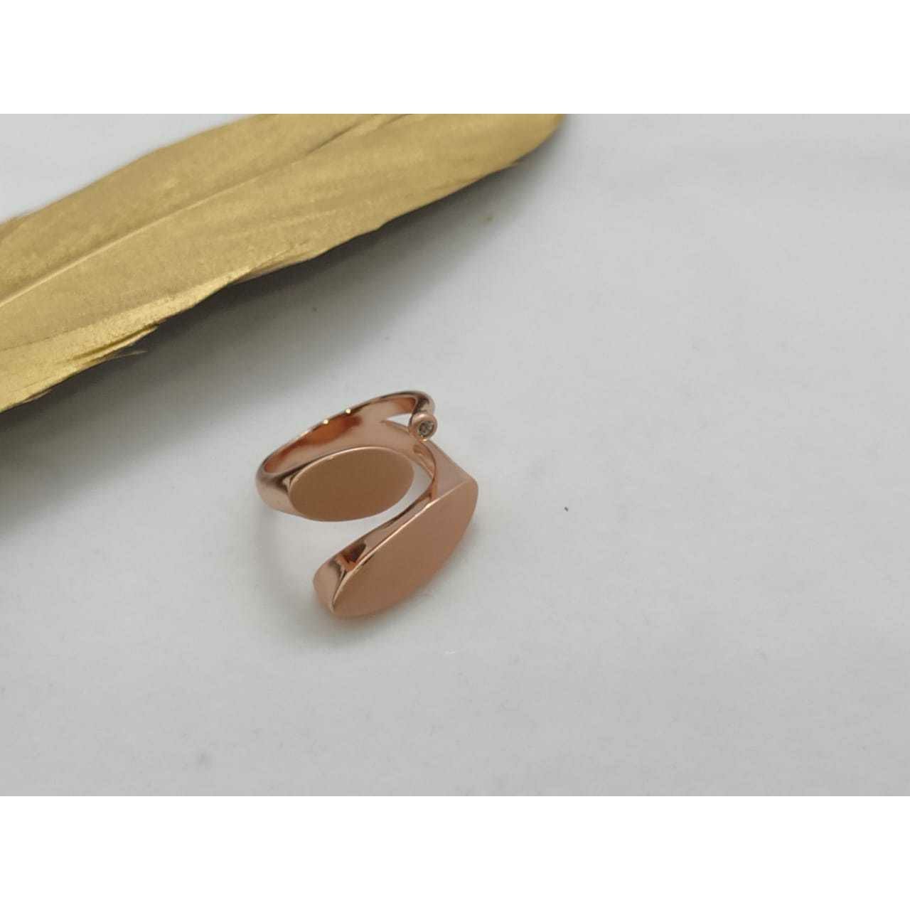 92.5 Sterling Silver Unique Style Premium Adjustable Ring Ms-3123