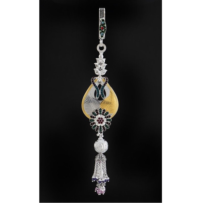 925 Silver Antique Leaf Design Juda