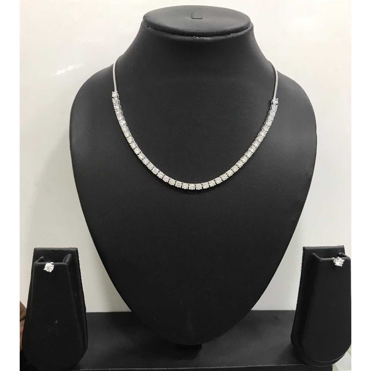 92.5 Sterling Silver Casual Wear Necklace Set