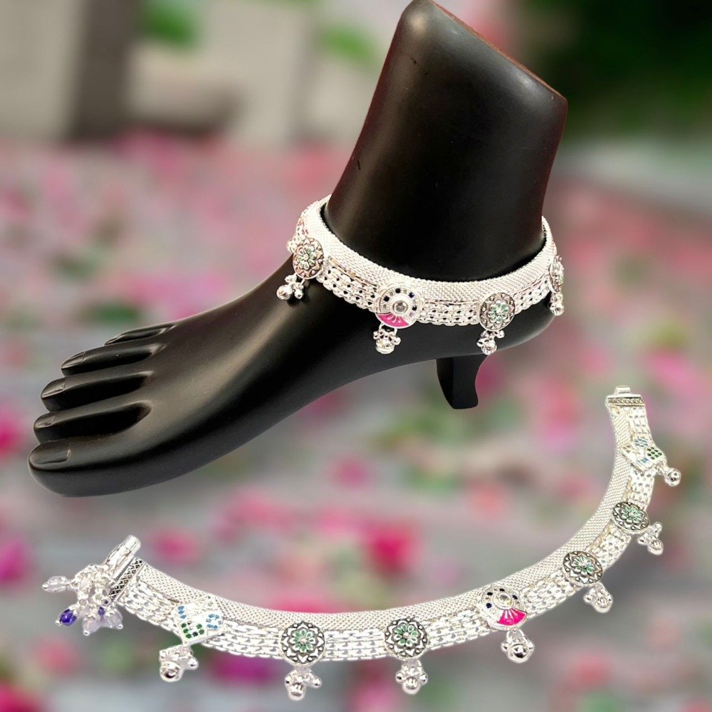 925 silver stylish payal