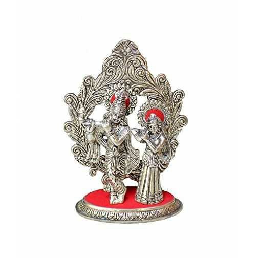 Full Oxodize Radha Krishna Murti(Bhahvan ,God,Idols) Ms-1893