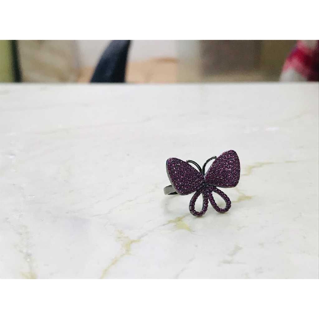 92.5 Sterling Silver Butterfly Ring