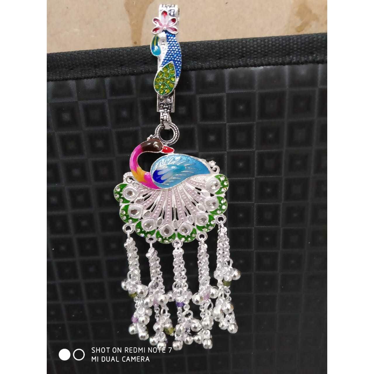 Plastic Mina Peacock Casting Pis Latkan Bajna(Bolti) Ghughri Single Aakadiya Juda Ms-2041