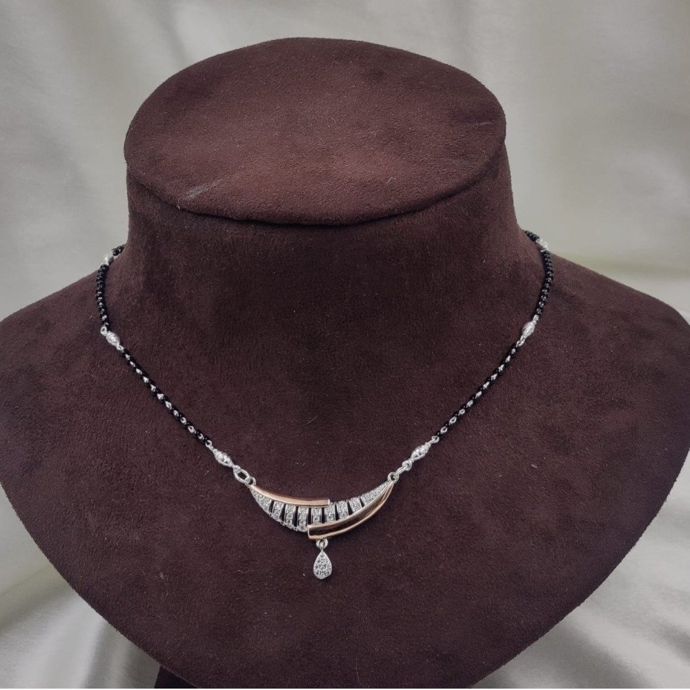 925 Silver Micro Single Line Mangalsutra