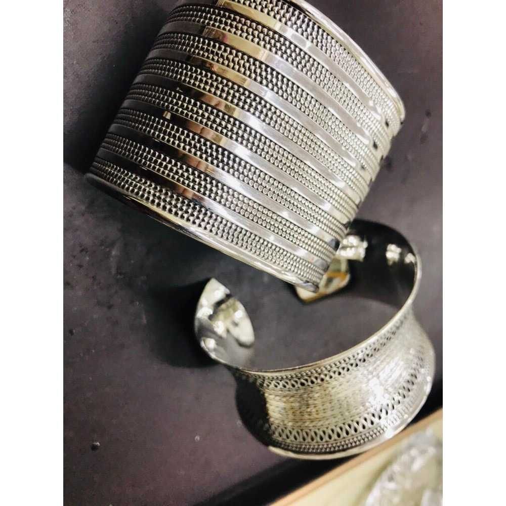 92.5 Sterling Silver Bharvadi Kada