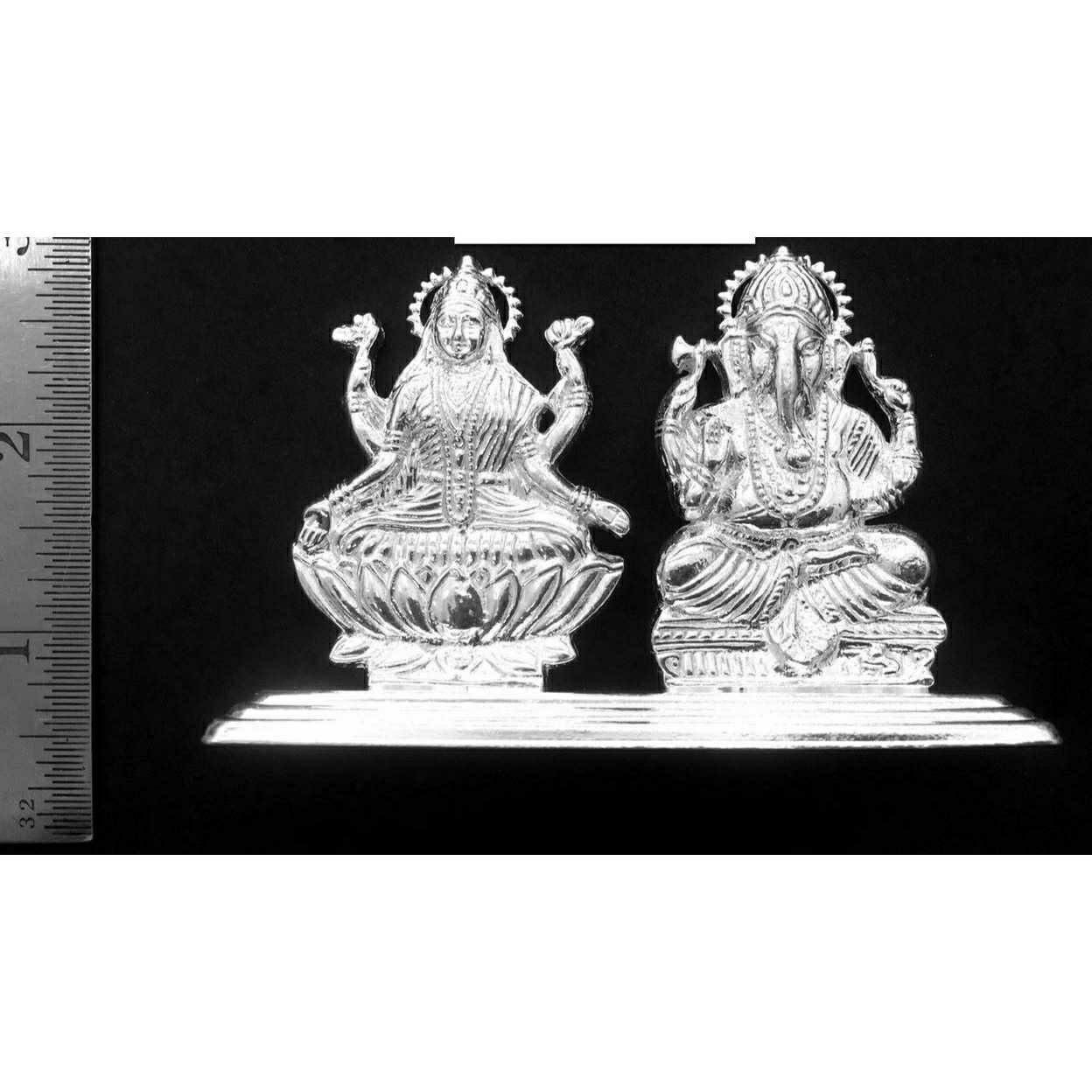 Laxmiji-ganeshji Joint Nakkar Indian Made Casting Murti