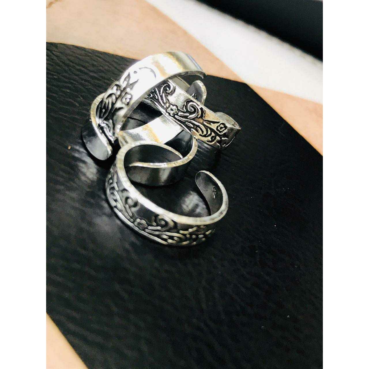 92.5 Sterling Silver Handmade Working Toe Ring(Bichiya,ferva) Ms-3689